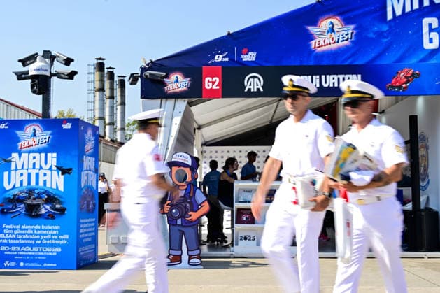 TEKNOFEST Blue Homeland KOCAELI, TURKIYE - AUGUST 22: People continue to visit the TEKNOFEST Blue Homeland at the Golcuk Naval Shipyard Command in Kocaeli, Turkiye, on August 22, 2026. Organized under the main leadership of the Turkish National Defense Ministry and the Turkish Technology Team Foundation (T3 Foundation), with Anadolu as the Global Communication Partner, the event showcases Turkiye s maritime power, defense capabilities, and indigenous technologies. Gathering technology and defense industry enthusiasts around a maritime focus, the festival will welcome visitors through August 23. Cem Tekkesinoglu Anadolu Kocaeli Turkey. Editorial use only. Please get in touch for any other usage.  Copyright: x2026xAnadoluxCemxTekkesinoglux