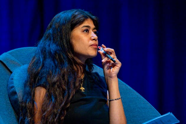 NEWS : AMFIS - La France Insoumise - Chateauneuf-sur-Isere - 22 08 2026 Rima Hassan participe aux AMFIS 2026, universitÃ d Ã tÃ de la France Insoumise, Ã ChÃ¢teauneuf-sur-Isere le 22 08 2026. Photo Sandrine Thesillat PsNewZ  Copyright: xSandrinexThesillatx