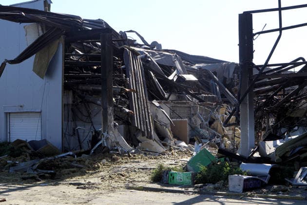 The Soniachna Halereia shopping and entertainment centre is damaged by a Russian drone strike in Kryvyi Rih, Ukraine, August 22, 2026. On Friday, August 21, Russian forces carried out a double drone attack on the city’s largest mall. Rescue and recovery operations are underway, with workers dismantling damaged reinforced concrete and metal structures and examining the rubble. Nine people, including two children, remain missing. A total of 130 civilians, among them 25 children, sustained injuries of varying severity, while the death toll has risen to 16. (Photo by Mykola Miakshykov Ukrinform) SAR operation ongoing after Russian strike on shopping centre in Kryvyi Rih  Copyright: xMykolaxMiakshykovx