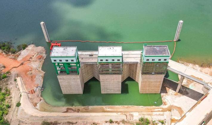 Opening ceremony of Julius Nyerere Hydropower Station in Tanzania STIEGLER S GORGE, TANZANIA - AUGUST 22: (----EDITORIAL USE ONLY -MANDATORY CREDIT - EGYPTIAN CABINET HANDOUT - NO MARKETING NO ADVERTISING CAMPAIGNS - DISTRIBUTED AS A SERVICE TO CLIENTS----) A view of the giant Julius Nyerere hydroelectric power plant and dam, built by Egypt on the Rufiji River to generate hydroelectric power, in Stiegler s Gorge area, Tanzania on August 22, 2026. Egyptian Cabinet Handout Anadolu Stiegler s Gorge Tanzania. Editorial use only. Please get in touch for any other usage.  Copyright: x2026xAnadoluxEgyptianxCabinet Handoutx
