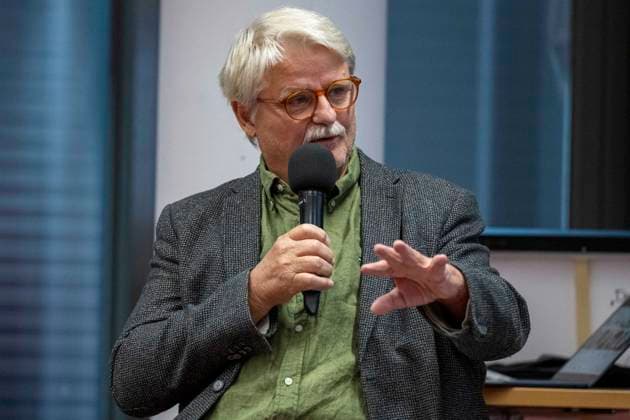 Wahlforum des Kreativwirtschaft Sachsen-Anhalt e.V.KWSA im MMZ Halle Saale Halle Saale,Deutschland 22. August 2026 Im Bild: Rudenz Schramm (BSW) Halle Saale Mitteldeutsches Medienzentrum Sachsen Anhalt Deutschland *** Election Forum of the Creative Industries of Saxony-Anhalt e.V. (KWSA) at the MMZ Halle Saale, Halle Saale, Germany, August 22, 2026. Pictured: Rudenz Schramm, BSW Halle Saale, Central German Media Center, Saxony-Anhalt, Germany