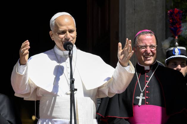 Pope Leo XIV’s Visit to The Republic of San Marino Pope Leo XIV meets the Catholic community in the San Marino basilica during his visit to the Republic of San Marino (Central Italy) on August 22, 2026 for a half-day pastoral visit. Before he met with the civil authorities of San Marino at the Public Palace, offering his gratitude to the Captains Regent, a tradition that dates back to 1243. In his address, Pope Leo expressed his joy to visit the world’s oldest Republic. Known as the ‘Most Serene Republic,’ San Marino has remained rooted in its motto ‘Libertas’ (Liberty), which the Pope said sums up its history and aspirations for the future. Photo by (EV) Mario Tomassetti Vatican Media ABACAPRESS.COM San Marino Italy  Copyright: xABACAx