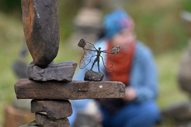 The Land and Art festival draws artists from the Czech Republic and Germany - sculptors, woodcarvers, photographers, painters and others who can contribute to the revitalization of the abandoned settlement in Konigsmuhle or King s Mill in Haj, Czech-German border, Czech Republic, August 22, 2026. The event includes workshops, lectures and film screenings focussing on the landscape and history of this area. In most cases, the works of art made here are linked to the history of Konigsmuhle. (CTKxPhoto SlavomirxKubes) CTKPhotoP2026082203400  CTKPhotoP2026082203400