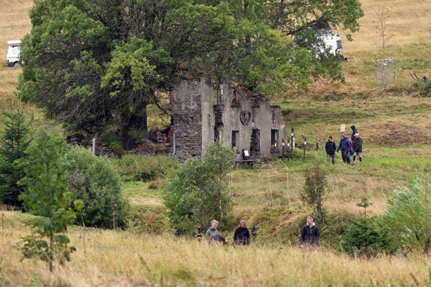 The Land and Art festival draws artists from the Czech Republic and Germany - sculptors, woodcarvers, photographers, painters and others who can contribute to the revitalization of the abandoned settlement in Konigsmuhle or King s Mill in Haj, Czech-German border, Czech Republic, August 22, 2026. The event includes workshops, lectures and film screenings focussing on the landscape and history of this area. In most cases, the works of art made here are linked to the history of Konigsmuhle. (CTKxPhoto SlavomirxKubes) CTKPhotoP2026082203405  CTKPhotoP2026082203405