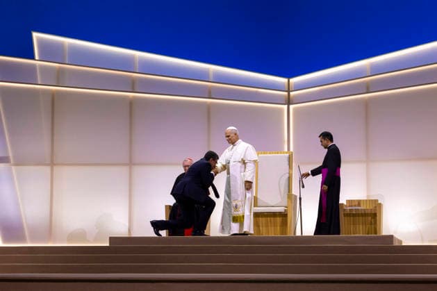 IPA87697663 - Rimini: Pope Leo XIV s Visit to the Meeting for Friendship Among Peoples  Copyright: xGIORGIOxSALVATORIx xx 87697663
