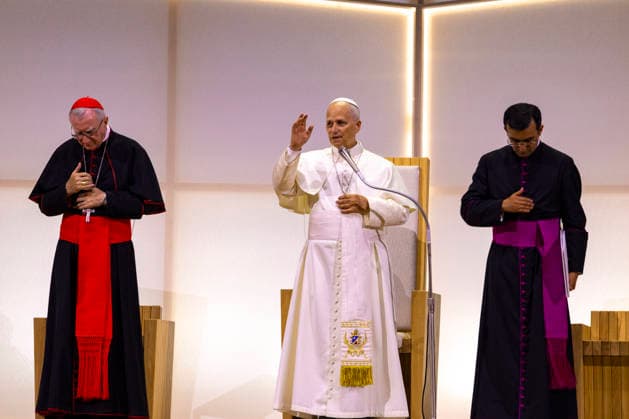 IPA87697680 - Rimini: Pope Leo XIV s Visit to the Meeting for Friendship Among Peoples  Copyright: xGIORGIOxSALVATORIx xx 87697680