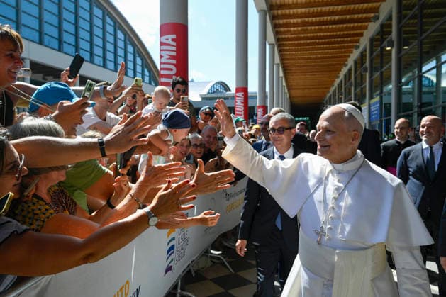 IPA87697996 - Rimini, August 22, 2026: Pope Leo XIV™s pastoral visit to the Meeting for Friendship Among Peoples  Copyright: xSimonexRisolutix xx 87697996