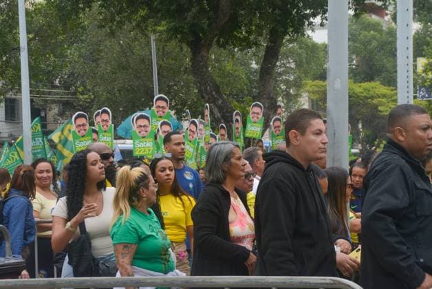 RECORD DATE NOT STATED Flavio Bolsonaro (PL) Maracanazinho RJ Rio de Janeiro (RJ), 08 22 2026 - Campaign Electoral Flavio Bolsonaro RJ - The then presidential candidate Flavio Bolsonaro participated in the launch of Douglas Ruas s electoral campaign for governor of the state of Rio de Janeiro RJ. The event brings together thousands of supporters at the Maracanazinho stadium, Maracana neighborhood, northern zone of Rio de Janeiro, (22) August 2026.(Foto: Fausto Maia Thenews2 imago images) Flavio Bolsonaro (PL) Maracanazinho RJ  Copyright: xFaustoxMaiax