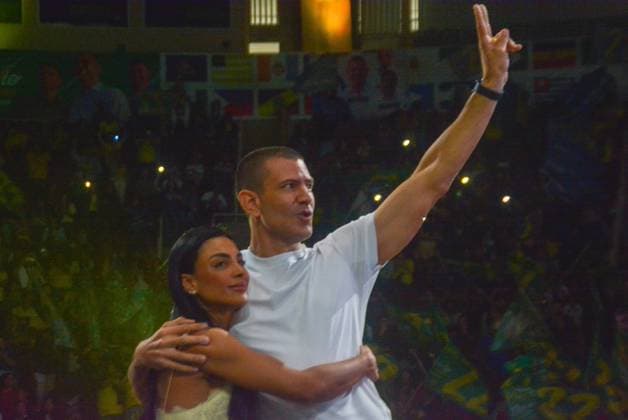 RECORD DATE NOT STATED Flavio Bolsonaro (PL) Maracanazinho RJ Rio de Janeiro (RJ), 08 22 2026 - Campaign Electoral Flavio Bolsonaro RJ - The then presidential candidate Flavio Bolsonaro participated in the launch of Douglas Ruas s electoral campaign for governor of the state of Rio de Janeiro RJ. The event brings together thousands of supporters at the Maracanazinho stadium, Maracana neighborhood, northern zone of Rio de Janeiro, (22) August 2026.(Foto: Fausto Maia Thenews2 imago images) Flavio Bolsonaro (PL) Maracanazinho RJ  Copyright: xFaustoxMaiax