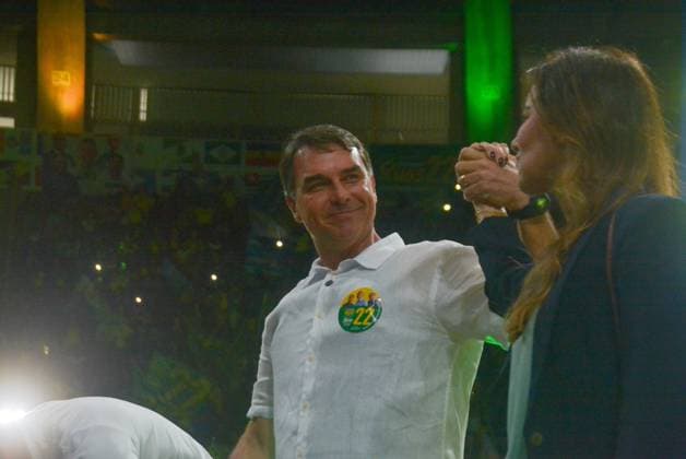 RECORD DATE NOT STATED Flavio Bolsonaro (PL) Maracanazinho RJ Rio de Janeiro (RJ), 08 22 2026 - Campaign Electoral Flavio Bolsonaro RJ - The then presidential candidate Flavio Bolsonaro participated in the launch of Douglas Ruas s electoral campaign for governor of the state of Rio de Janeiro RJ. The event brings together thousands of supporters at the Maracanazinho stadium, Maracana neighborhood, northern zone of Rio de Janeiro, (22) August 2026.(Foto: Fausto Maia Thenews2 imago images) Flavio Bolsonaro (PL) Maracanazinho RJ  Copyright: xFaustoxMaiax