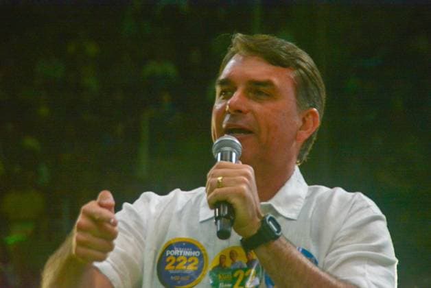 RECORD DATE NOT STATED Flavio Bolsonaro (PL) Maracanazinho RJ Rio de Janeiro (RJ), 08 22 2026 - Campaign Electoral Flavio Bolsonaro RJ - The then presidential candidate Flavio Bolsonaro participated in the launch of Douglas Ruas s electoral campaign for governor of the state of Rio de Janeiro RJ. The event brings together thousands of supporters at the Maracanazinho stadium, Maracana neighborhood, northern zone of Rio de Janeiro, (22) August 2026.(Foto: Fausto Maia Thenews2 imago images) Flavio Bolsonaro (PL) Maracanazinho RJ  Copyright: xFaustoxMaiax