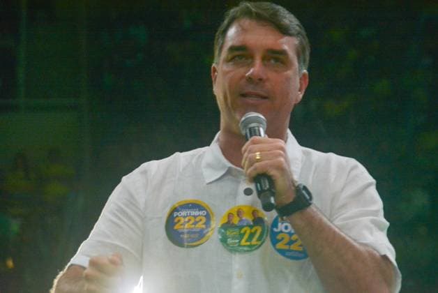 RECORD DATE NOT STATED Flavio Bolsonaro (PL) Maracanazinho RJ Rio de Janeiro (RJ), 08 22 2026 - Campaign Electoral Flavio Bolsonaro RJ - The then presidential candidate Flavio Bolsonaro participated in the launch of Douglas Ruas s electoral campaign for governor of the state of Rio de Janeiro RJ. The event brings together thousands of supporters at the Maracanazinho stadium, Maracana neighborhood, northern zone of Rio de Janeiro, (22) August 2026.(Foto: Fausto Maia Thenews2 imago images) Flavio Bolsonaro (PL) Maracanazinho RJ  Copyright: xFaustoxMaiax