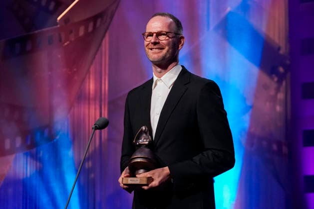 Amandaprisen 2026 Haugesund 20260822. Manusforfatterne Eskil Vogt (ikke tilstede) og Joachim Trier mottar Amandaprisen for beste filmmanus for filmen Affeksjonsverdi. Amandaprisen 2026 deles ut i Festiviteten i Haugesund lordag kveld. Foto: Jan Kare Ness NTB Haugesund Norge l9_mjEeddGc EDITORIAL USE ONLY Ref:_ENTl9_mjEeddGc.jpg *** Amanda Award 2026 Haugesund 20260822 Screenwriters Eskil Vogt (absent) and Joachim Trier receive the Amanda Award for Best Screenplay for the film *Affeksjonsverdi*. The 2026 Amanda Award was presented at Festivitin Haugesund on Saturday evening. Photo: Jan Kare Ness, NTB, Haugesund, Norway l9 mjEeddGc EDITORIAL USE ONLY Ref ENTl9 mjEeddGc jpg  Copyright: xJanxKarexNessx xNTBx
