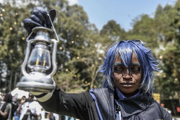 Nairobi Comic-Con Festival NAIROBI, KENYA - AUGUST 22: Youth dressed in costumes and accessories representing popular comic book and anime characters pose at the Carnivore Grounds in Nairobi, Kenya, on August 22, 2026, during the Nairobi Comic-Con (NAICCON). The annual pop culture festival brought together comic fans, gamers, cosplayers, and digital creators from across the region to celebrate creative arts, gaming tournaments, and comic book culture. Gerald Anderson Anadolu Nairobi Kenya. Editorial use only. Please get in touch for any other usage.  Copyright: x2026xAnadoluxGeraldxAndersonx