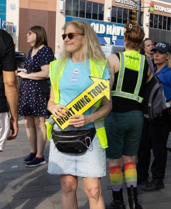 Protest Scenes outside Barclay Center for Indiana Fever vs NY Liberty WNBA Protest Scenes outside Barclay Center for Indiana Fever vs NY Liberty WNBA, Pro Trans Activists and Sophie Cunningham Supporters came out for the Liberty vs Fever Game. There is a huge controversy over men playing in women s sports. Sophie Cunningham of the Fever has been very vocal about the topic. , Barclay Center, NY. 22 Aug 2026 Pictured: Protestors Outside Fever vs Liberty Game at Barclay Center.  Copyright: xThexMegaxAgencyxMayerx xMEGAx