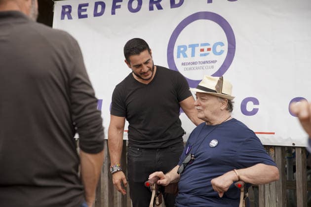 Michigan Democratic US Senate candidate El-Sayed addresses supporters at campaign event in Michigan REDFORD TOWNSHIP, MICHIGAN - AUGUST 22: Michigan Democratic US Senate candidate Abdul El-Sayed is seen with supporters during the Redford Township Democratic Club campaign cookout in Redford Township, Michigan, United States on August 22, 2026. Katie McTiernan Anadolu Michigan United States. Editorial use only. Please get in touch for any other usage.  Copyright: x2026xAnadoluxKatiexMcTiernanx