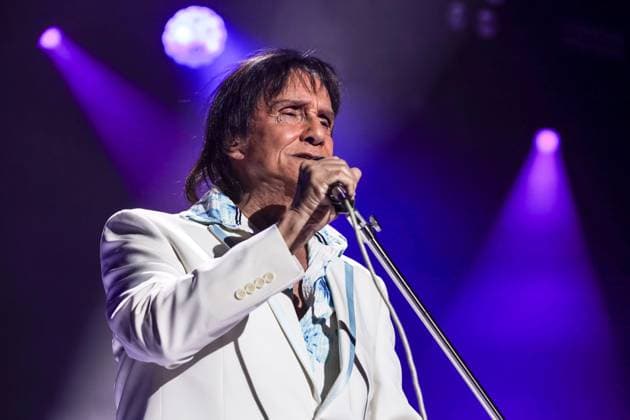 Roberto Carlos performs in Sao Paulo. Sao Paulo, SP. 22.08.2026 - Roberto Carlos - Singer Roberto Carlos during a performance at Espaco Unimed, in the Barra Funda neighborhood, west side of Sao Paulo, this Saturday, August 22, 2026.(Foto: Marina Uezima Brazil Photo Press Brazil Photo Press) INTERNATIONAL Sao Paulo Sao Paulo Brasil Copyright: xMarinaxUezimax