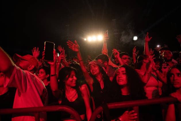 Palestinian rapper Shabjdeed performs in Damascus DAMASCUS, SYRIA - AUGUST 22: Palestinian rap artist Shabjdeed performs during a concert in Damascus, Syria, on August 22, 2026. Shabjdeed, whose songs address restrictions on movement, Israeli attacks and daily life in the West Bank, drew interest from Syrian audiences. Hasan Belal Anadolu Damascus Syria. Editorial use only. Please get in touch for any other usage.  Copyright: x2026xAnadoluxHasanxBelalx