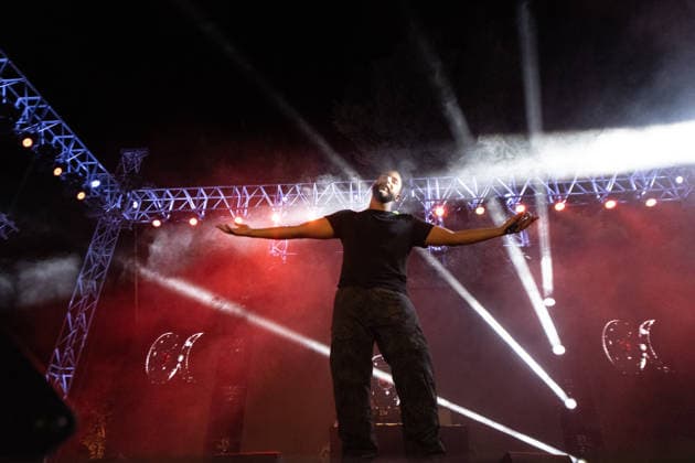 Palestinian rapper Shabjdeed performs in Damascus DAMASCUS, SYRIA - AUGUST 22: Palestinian rap artist Shabjdeed performs during a concert in Damascus, Syria, on August 22, 2026. Shabjdeed, whose songs address restrictions on movement, Israeli attacks and daily life in the West Bank, drew interest from Syrian audiences. Hasan Belal Anadolu Damascus Syria. Editorial use only. Please get in touch for any other usage.  Copyright: x2026xAnadoluxHasanxBelalx