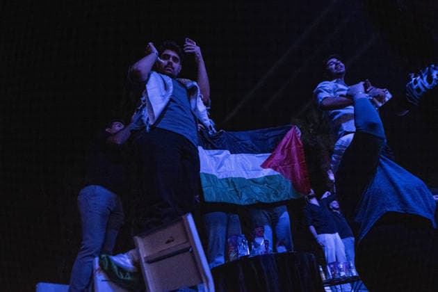 Palestinian rapper Shabjdeed performs in Damascus DAMASCUS, SYRIA - AUGUST 22: Palestinian rap artist Shabjdeed performs during a concert in Damascus, Syria, on August 22, 2026. Shabjdeed, whose songs address restrictions on movement, Israeli attacks and daily life in the West Bank, drew interest from Syrian audiences. Hasan Belal Anadolu Damascus Syria. Editorial use only. Please get in touch for any other usage.  Copyright: x2026xAnadoluxHasanxBelalx