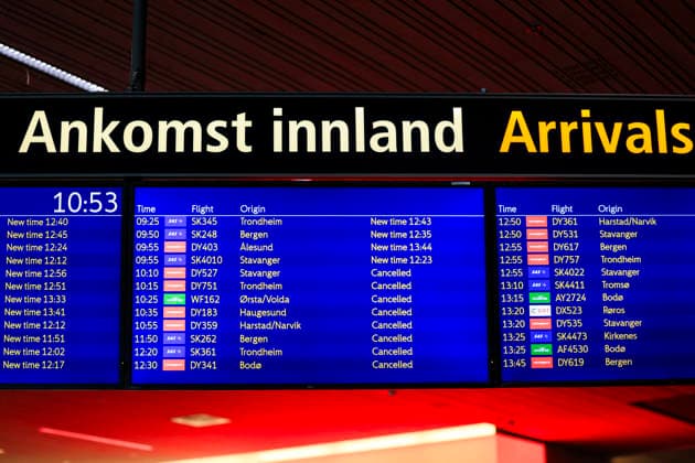 Flygelederforeningen gar ut i streik Gardermoen 20260823. Oslo lufthavn stenges fem timer sondag formiddag pa grunn av streik. Meklingen i oppgjoret for flygelederne pa norske flyplasser endte i brudd. Na er det streik blant flygeledere pa Gardermoen og pa Flesland. Foto: Amanda Pedersen Giske NTB Gardermoen Norge ELUcV0BZ2ZE EDITORIAL USE ONLY Ref:_BNCELUcV0BZ2ZE.jpg *** Air Traffic Controllers Association Goes on Strike at Gardermoen 20260823 Oslo Airport will be closed for five hours on Sunday morning due to a strike. Mediation in the collective bargaining agreement for air traffic controllers at Norwegian airports ended in a breakdown. Now there is a strike among air traffic controllers at Gardermoenand at Flesland Photo: A  Copyright: xAmandaxPedersenxGiskexx xNTBx