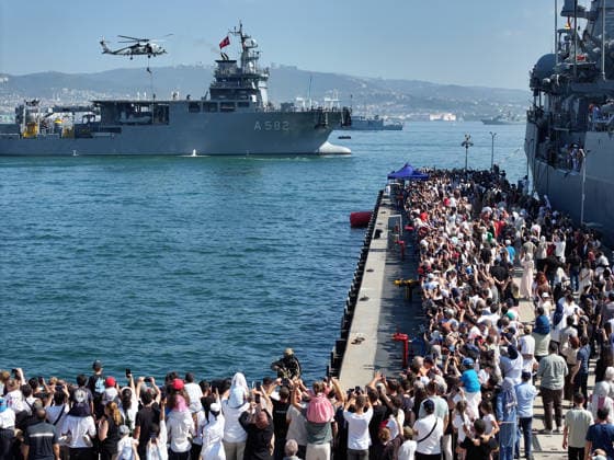TEKNOFEST Blue Homeland KOCAELI, TURKIYE - AUGUST 23: TEKNOFEST Blue Homeland continues at the Golcuk Naval Shipyard Command in Kocaeli, Turkiye, on August 23, 2026. Organized under the main leadership of the Turkish National Defense Ministry and the Turkish Technology Team Foundation (T3 Foundation), with Anadolu as the Global Communication Partner, the event showcases Turkiye s maritime power, defense capabilities, and indigenous technologies. Gathering technology and defense industry enthusiasts around a maritime focus, the festival will welcome visitors through August 23. Ali Atmaca Anadolu Kocaeli Turkey. Editorial use only. Please get in touch for any other usage.  Copyright: x2026xAnadoluxAlixAtmacax