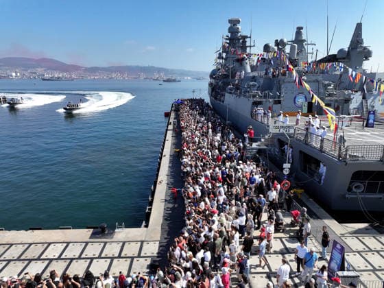 TEKNOFEST Blue Homeland KOCAELI, TURKIYE - AUGUST 23: TEKNOFEST Blue Homeland continues at the Golcuk Naval Shipyard Command in Kocaeli, Turkiye, on August 23, 2026. Organized under the main leadership of the Turkish National Defense Ministry and the Turkish Technology Team Foundation (T3 Foundation), with Anadolu as the Global Communication Partner, the event showcases Turkiye s maritime power, defense capabilities, and indigenous technologies. Gathering technology and defense industry enthusiasts around a maritime focus, the festival will welcome visitors through August 23. Ali Atmaca Anadolu Kocaeli Turkey. Editorial use only. Please get in touch for any other usage.  Copyright: x2026xAnadoluxAlixAtmacax