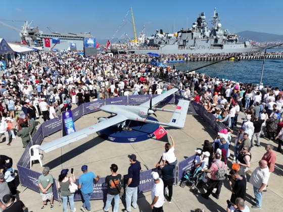 TEKNOFEST Blue Homeland KOCAELI, TURKIYE - AUGUST 23: TEKNOFEST Blue Homeland continues at the Golcuk Naval Shipyard Command in Kocaeli, Turkiye, on August 23, 2026. Organized under the main leadership of the Turkish National Defense Ministry and the Turkish Technology Team Foundation (T3 Foundation), with Anadolu as the Global Communication Partner, the event showcases Turkiye s maritime power, defense capabilities, and indigenous technologies. Gathering technology and defense industry enthusiasts around a maritime focus, the festival will welcome visitors through August 23. Ali Atmaca Anadolu Kocaeli Turkey. Editorial use only. Please get in touch for any other usage.  Copyright: x2026xAnadoluxAlixAtmacax
