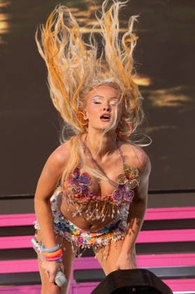 Zara Larsson Performs at All Points East Festival 2026 Saturday at Victoria Park, London, UK Swedish singer-songwriter Zara Larsson performs on the East Stage at All Points East Festival 2026 at Victoria Park, London, England, UK on Saturday 22 August 2026., Credit:Justin Ng Avalon UK, England, London, Victoria Park  Copyright: xJustinxNgx xAvalonx 1127664090
