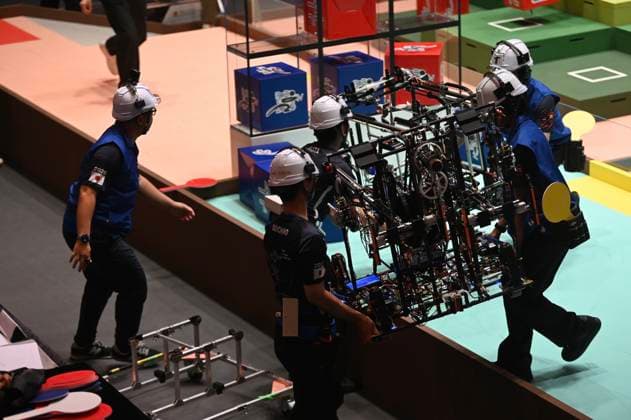 RECORD DATE NOT STATED ABU Asia-Pacific Robot Contest In Hong Kong Students of Toyohashi University of Technology during a match of ABU Asia-Pacific Robot Contest on August 23, 2026 in Hong Kong. (Photo by Kobe Li Nexpher Images) Hong Kong