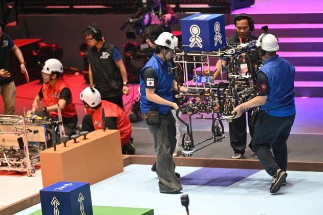RECORD DATE NOT STATED ABU Asia-Pacific Robot Contest In Hong Kong Students of Toyohashi University of Technology during a match of ABU Asia-Pacific Robot Contest on August 23, 2026 in Hong Kong. (Photo by Kobe Li Nexpher Images) Hong Kong
