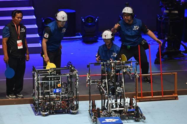 RECORD DATE NOT STATED ABU Asia-Pacific Robot Contest In Hong Kong Students of Toyohashi University of Technology during a match of ABU Asia-Pacific Robot Contest on August 23, 2026 in Hong Kong. (Photo by Kobe Li Nexpher Images) Hong Kong