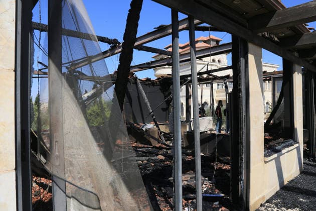 Palestinians Inspect Fire-Damaged Home After Settler Attack Near Nablus Palestinians inspect a house set on fire following an attack by Israeli settlers in the village of Osarin, south of Nablus, in the West Bank, on August 23, 2026. The incident comes amid escalating violence against Palestinians and their property in the West Bank. Photo by Mohammed Nasser apaimages Nablus West Bank Palestinian Territory 230826_Nablus_MN_00(4) Copyright: xapaimagesxMohammedxNasserx xapaimagesx