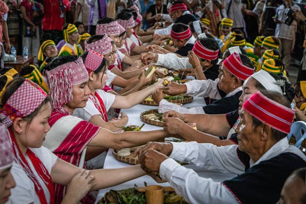 Traditional Karen Wrist-Tying Ceremony held in Bangkok, Thailand BANGKOK, THAILAND - AUGUST 23: Members of the Karen community take part in a traditional wrist-tying ceremony at Wat Dok Mai in Bangkok, Thailand, on August 23, 2026. The ceremony, during which white cotton threads are tied around participants wrists, is a tradition passed down through generations and is associated with well-being, strength and the preservation of Karen culture. Wissarut Weerasopon Anadolu Banghok Thailand. Editorial use only. Please get in touch for any other usage.  Copyright: x2026xAnadoluxWissarutxWeerasoponx