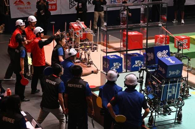 RECORD DATE NOT STATED ABU Asia-Pacific Robot Contest In Hong Kong Students of Toyohashi University of Technology during a match of ABU Asia-Pacific Robot Contest on August 23, 2026 in Hong Kong. (Photo by Kobe Li Nexpher Images) Hong Kong