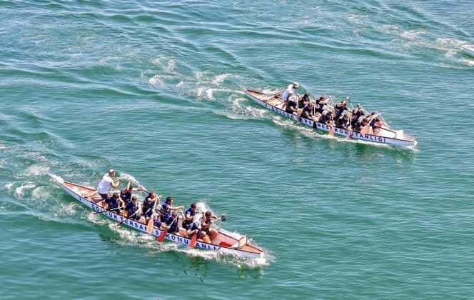 TEKNOFEST Blue Homeland KOCAELI, TURKIYE - AUGUST 23: Participants compete in dragon boat races during TEKNOFEST Blue Homeland, organized under the leadership of the Turkish Ministry of National Defense and the Turkiye Technology Team Foundation (T3 Foundation), with Anadolu as its Global Communications Partner, in Kocaeli, Turkiye, on August 23, 2026. Ibrahim Yozoglu Anadolu Kocaeli Turkey. Editorial use only. Please get in touch for any other usage.  Copyright: x2026xAnadoluxIbrahimxYozoglux