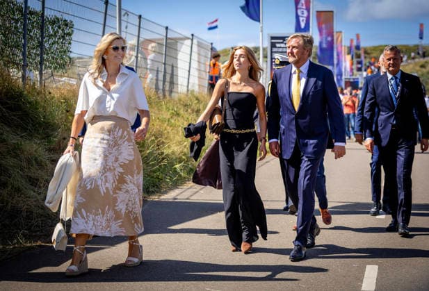 23-08-2026 Zandvoort King Willem-Alexander and Queen Maxima and Princess Alexia at the F1 Grand Prix of The Netherlands at Circuit Zandvoort. Â  Copyright: xPPEx