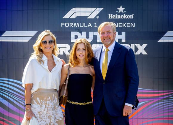 23-08-2026 Zandvoort King Willem-Alexander and Queen Maxima and Princess Alexia at the F1 Grand Prix of The Netherlands at Circuit Zandvoort. Â  Copyright: xPPEx