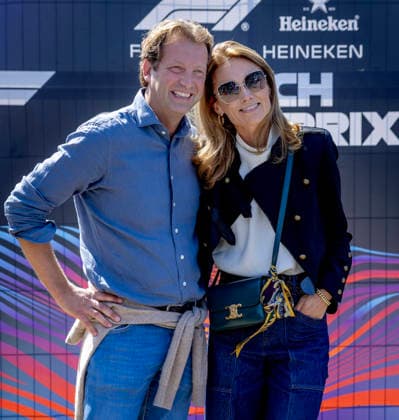 23-08-2026 Zandvoort Prince Floris and Princess Aimee at the F1 Grand Prix of The Netherlands at Circuit Zandvoort. Â  Copyright: xPPEx