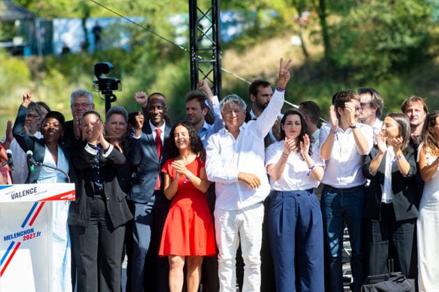 Mathilde Panot, Bally Bagayoko, Manon Aubry, Eric Coquerel AMFIS La France Insoumise s Annual Summer University Meeting with Jean-Luc Mélenchon — AMFIS Meeting with Jean-Luc Mélenchon 459086 August 23, 2026 Drôme, Châteauneuf-sur-Isère, France  Copyright: xMaksxHimx xStarfacex STAR_459086_033