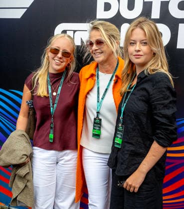 23-08-2026 Zandvoort Princess Mabel and Countess Zaria and Luana at the F1 Grand Prix of The Netherlands at Circuit Zandvoort. Â  Copyright: xPPEx