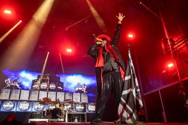August 23, 2026, Vilar De Mouros, Viana Do Castelo, Portugal: Benji Webbe, vocalist of the British band Skindred performs during the final concert of the fifth and last day of the Vilar de Mouros Festival. Vilar De Mouros Portugal - ZUMAs197 20260823_aaa_s197_048 Copyright: xDiogoxBaptistax