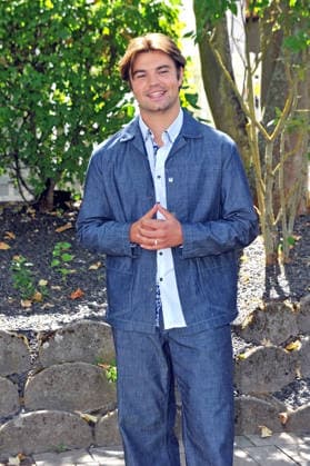 ZDF - Fernsehgarten. Sänger Linus Bruhn während der ZDF - Unterhaltungsshow Fernsehgarten am 23.08.2026 in Mainz. Weihnachten im Fernsehgarten. 20260823MWI140720 *** ZDF Fernsehgarten singer Linus Bruhn during the ZDF entertainment show Fernsehgarten on August 23, 2026, in Mainz Christmas at the Fernsehgarten 20260823MWI140720