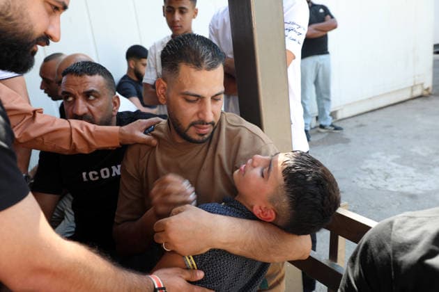 Israeli Soldiers Raid Askar Refugee Camp in Nablus Israeli soldiers deploy during a raid on Askar refugee camp, east of Nablus, in the West Bank, on August 23, 2026, as forces enter Palestinian shops and homes. A Palestinian medical source said a 15-year-old boy was killed during the raid. Photo by Mohammed Nasser apaimages Nablus West Bank Palestinian Territory 230826_Nablus_MN_01(2) Copyright: xapaimagesxMohammedxNasserx xapaimagesx