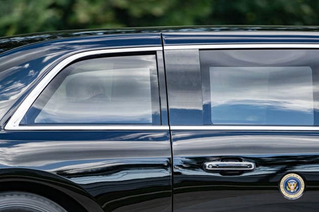 August 23, 2026, Washington, District Of Columbia, United States: President DONALD TRUMP arrived back at the White House after attending the Freedom 250 Grand Prix in Washington, D.C. Washington United States  - ZUMAk206 20260823_znp_k206_016 Copyright: xMattxKaminskyx