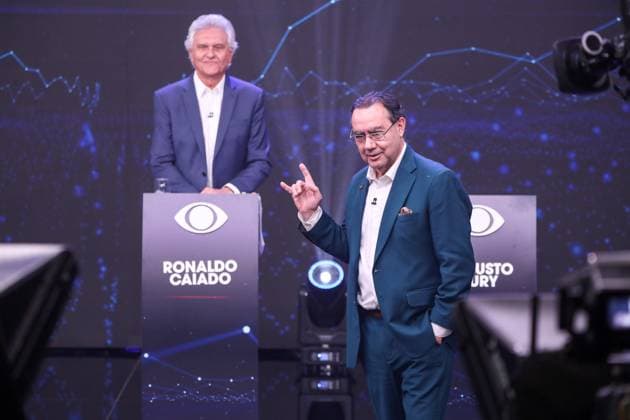 Band hosts the first presidential debate without Lula and Flavio Bolsonaro. Sao Paulo, SP. 23.08.2026 - Presidential Debate - Candidate Augusto Cury (Avante) during the first debate of the presidential election race, promoted by TV Bandeirantes, at the station s headquarters in the southern zone of Sao Paulo, this Sunday, August 23, 2026.(Foto: Marina Uezima Brazil Photo Press Brazil Photo Press) INTERNATIONAL Sao Paulo Sao Paulo Brasil Copyright: xMarinaxUezimax