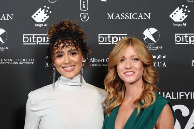 22nd Annual Hollyshorts Film Festival Closing Nigh Los Angeles CA Aug 23: Katherine McNamara & Nathalie Emmanuel at The 22nd Annual Hollyshorts Film Festival Closing Night Credit: Admedia EDITORIAL USE ONLY  Copyright: xx AdMediax admphotosthree012391