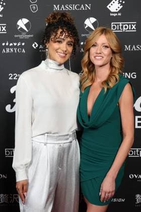 22nd Annual Hollyshorts Film Festival Closing Nigh Los Angeles CA Aug 23: Katherine McNamara & Nathalie Emmanuel at The 22nd Annual Hollyshorts Film Festival Closing Night Credit: Admedia EDITORIAL USE ONLY  Copyright: xx AdMediax admphotosthree012302