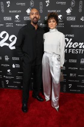 22nd Annual Hollyshorts Film Festival Closing Nigh Los Angeles CA Aug 23: Nathalie Emmanuel & Alex Lanipekum at The 22nd Annual Hollyshorts Film Festival Closing Night Credit: Admedia EDITORIAL USE ONLY  Copyright: xx AdMediax admphotosthree012397
