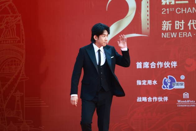 CHANGCHUN, CHINA - AUGUST 23: Actor Yu Yang arrives at the red carpet for the opening of the 21st Changchun Film Festival on August 23, 2026 in Changchun, Jilin Province of China.  Copyright: xVCGx 111661785243